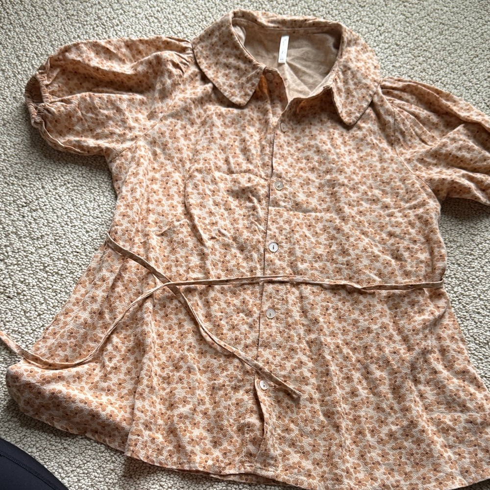 Rylie + Cru girls shirt dress/top size 6-7